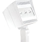 RAB EZLED78SFNB44W/PCS 78W Slipfitter  Mount LED Spotlight, 4000K (Neutral), 5587 Lumens, 82 CRI, 120V Button Photocell, 4H x 4V Beam Distribution, White Finish