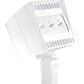 RAB EZLED78SFNW/PC 78W Slipfitter  Mount LED Spotlight, 4000K (Neutral), 4630 Lumens, 82 CRI, 120V Button Photocell, 3H x 3V Beam Distribution, White Finish