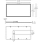 RAB EZPAN2X4-40YN/D10/LC 40W 2' x 4' EZPAN Edgelit LED Panel with Lightcloud Control System, 3500K (Warm Neutral), 4206 Lumens, 81 CRI, 120-277V, Dimmable with Lightcloud Installed, White Finish