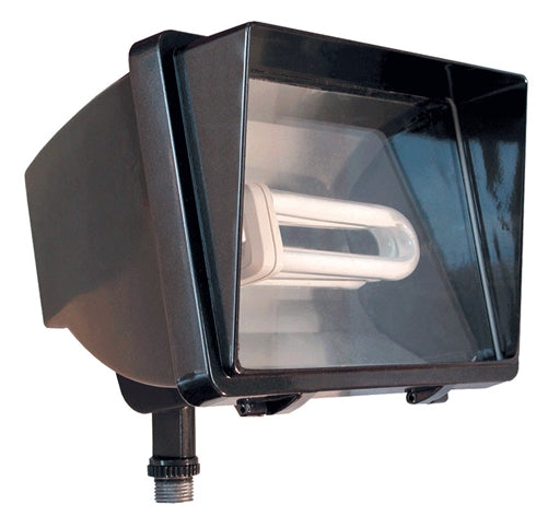 RAB FF26QT/E2 26W Triple Compact Fluorescent Future Floodlight, No Photocell, 1800 Lumens, 277V, Battery Backup, Not DLC Listed, Bronze Finish