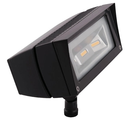 RAB FFLED18/PC Floodlight 22W LED Lamp, 5100K Cool White Bronze Finish with Photocell