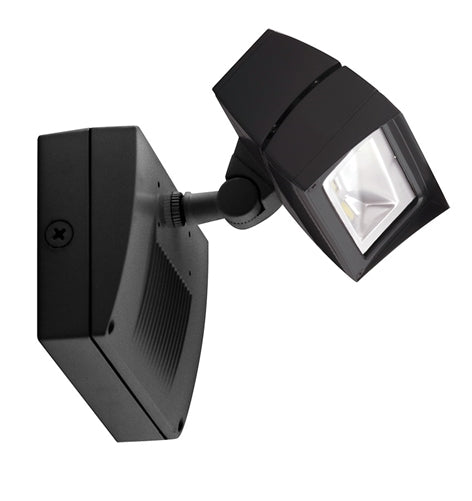 RAB FFLED18Y/EC 18W LED Floodlight with Battery Backup with Cold Start, 3000K (Warm), 120-277V, Bronze Finish