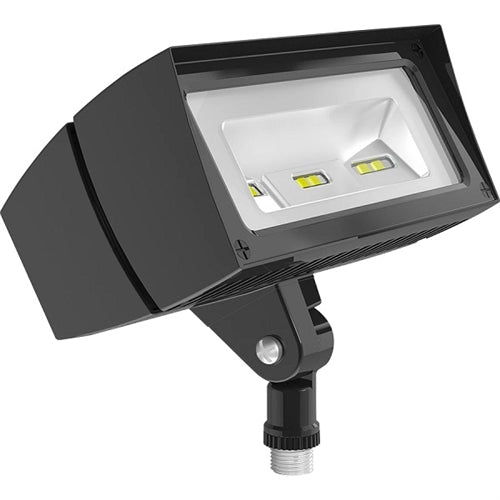 RAB FFLED18Y/PCU Floodlight 23W LED Lamp, 3000K Warm White Bronze Finish with Photocell