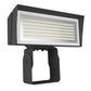 RAB FFLEDMT 52W Trunnion Mount LED Floodlight, 4000K/5000K , 8138-10813 Lumens, 82 CRI, Standard Operation, Bronze Finish