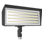 RAB FFLEDS/PCU 26W Knucle Mount LED Floodlight, 4000K/5000K, 2615-6243 Lumens, 82 CRI, 120-277V Photocell, Bronze Finish