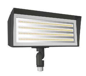 RAB FFLEDS/PCU 26W Knucle Mount LED Floodlight, 4000K/5000K, 2615-6243 Lumens, 82 CRI, 120-277V Photocell, Bronze Finish