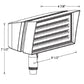 RAB FFLEDSW 26W Knuckle Mount LED Floodlight, 4000K/5000K, 2615-6243 Lumens, 82 CRI, White Finish