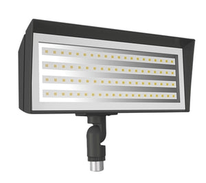 RAB FFLEDSY 39W/26W/18W Field Adjustable, Knuckle Mount LED Floodlight, 3000K, 2515/4257/6048  Lumens, 82 CRI, Bronze Finish