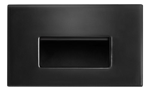 RAB FSLEDH3YYB/120 3W LED Steplight Recessed, 2700K (Residential Warm), 34 Lumens, 79 CRI, 120V, Horizontal Model, Black Finish