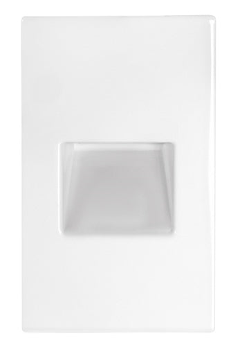 RAB FSLEDV3YW/120 3W LED Steplight Recessed, 3000K (Warm), 92 Lumens, 82 CRI, 120V, Vertical Model, White Finish