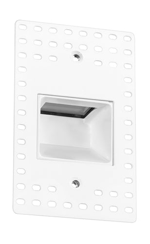 RAB FSLEDV3YY/120/TL 3W LED Steplight Recessed, 2700K (Residential Warm), 35 Lumens, 80 CRI, 120V, Vertical Model, Trimless, Bronze Finish