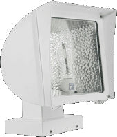 RAB FX150XQTW FlexFlood Light Wall Mount 150W High Pressure Sodium Lamp 120V-277V White Color