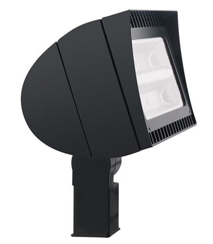 RAB FXLED125SF/480 125W Slipfitter Mount LED Floodlight, 5000K (Cool), 480V, No Photocell, Standard Operation, Bronze Finish