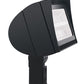 RAB FXLED125SFY/480 125W Slipfitter Mount LED Floodlight, 3000K (Warm), 480V, No Photocell, Standard Operation, Bronze Finish