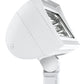 RAB FXLED200SFYB33W 200W Slipfitter Mount LED Floodlight, 3000K (Warm), No Photocell, 21590 Lumens, 81 CRI, 120-277V, 3H x 3V Beam Distribution, Standard Operation, DLC Listed, White Finish