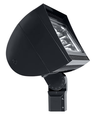 RAB FXLED200SFYB55/480/PCS4 200W Slipfitter Mount LED Floodlight, 3000K (Warm), 480V Swivel Photocell, 21360 Lumens, 81 CRI, 480V, 5H x 5V Beam Distribution, Standard Operation, Not DLC Listed, Bronze Finish