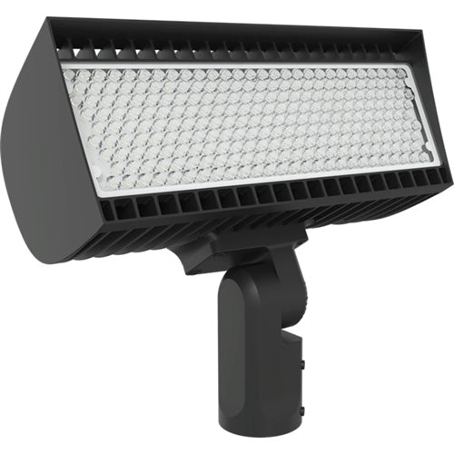 RAB FXLEDMB33SF/7PR LED Floodlight, Field Adjustable 346/213W, Field Adjustable 5000K/ 4000K, SlipFitter Mount, 3Hx3V beam spread, 120-277V, 0-10V Dimming, Bronze Finish