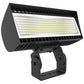RAB FXLEDMT LED Floodlight, Field Adjustable 346/213W, Field Adjustable 5000K/ 4000K, Trunnion Mount, 120-277V, 0-10V Dimming, Bronze Finish