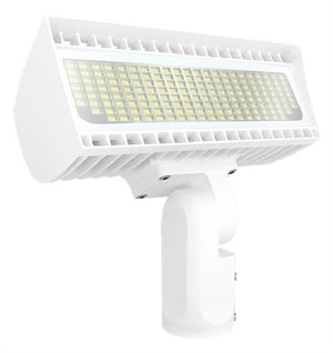 RAB FXLEDXSSFW/7PR LED Flood Light 80W 4000K/5000K, 5797-11887 lumens, 82 CRI, White Finish
