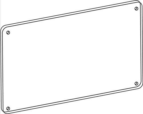 RAB GDEZLED78P Polyshield Guard, Compatible with EZLED78, Bronze Finish