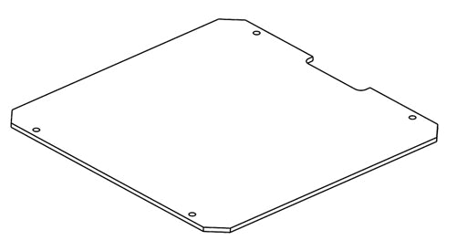 RAB GDFALCORP Polycarbonate Shield for Falcor LED High Bays