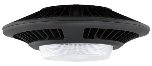 RAB GLED26N/D10 26W LED Garage Light, 4000K Color Temperature (Neutral), Ceiling Mount, Dimmable, Bronze Finish