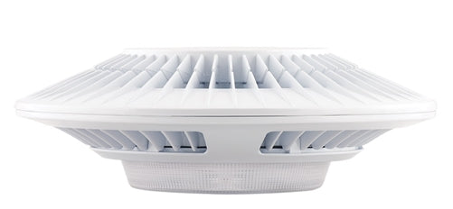 RAB GLED78NW/D10 78W LED Garage Light, 4000K Color Temperature (Neutral), Ceiling Mount, Dimmable, White Finish