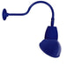 RAB GN1LED13NAD11BL 13W LED Gooseneck Dome Shade with 24" Goose Arm, 4000K Color Temperature (Neutral), Flood Reflector, 11" Angled Dome Shade, Royal Blue Finish