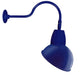 RAB GN1LED26YSADBL 26W LED Gooseneck Dome Shade with 24" Goose Arm, 3000K Color Temperature (Warm), Spot Reflector, 15" Angled Dome Shade, Royal Blue Finish