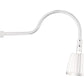 RAB GN1LED26YW 26W LED Gooseneck No Shade with 24" Goose Arm, 3000K (Warm), Flood Reflector, White Finish