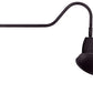 RAB GN2LED13NAD11A 13W LED Gooseneck Dome Shade with 35" Goose Arm, 4000K (Neutral), Flood Reflector, 11" Angled Dome Shade, Bronze Finish