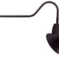 RAB GN2LED26YRACA 26W LED Gooseneck Cone Shade with 35" Goose Arm, 3000K Color Temperature (Warm), Rectangular Reflector, 15" Angled Cone Shade, Bronze Finish