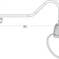 RAB GN2LED26YSAC11YL 26W LED Gooseneck Cone Shade with 35" Goose Arm, 3000K Color Temperature (Warm), Spot Reflector, 11" Angled Cone Shade, Yellow Finish