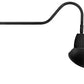 RAB GN2LED26YSAD11B 26W LED Gooseneck Dome Shade with 35" Goose Arm, 3000K (Warm), Spot Reflector, 11" Angled Dome Shade, Black Finish