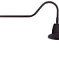 RAB GN2LED26YST11A 26W LED Gooseneck Straight Shade with 35" Goose Arm, 3000K (Warm), Flood Reflector, 11" Straight Shade, Bronze Finish