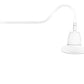 RAB GN2LED26YST11W 26W LED Gooseneck Straight Shade with 35" Goose Arm, 3000K (Warm), Flood Reflector, 11" Straight Shade, White Finish