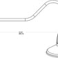 RAB GN2LED26YSTBL 26W LED Gooseneck Straight Shade with 35" Goose Arm, 3000K (Warm), Flood Reflector, 15" Straight Shade, Royal Blue Finish