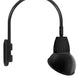 RAB GN4LED13NAD11B 13W LED Gooseneck Dome Shade with Wall 20" High, 19" from Wall Goose Arm, 4000K (Neutral), Flood Reflector, 11" Angled Dome Shade, Black Finish