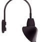 RAB GN4LED26YSACA 26W LED Gooseneck Cone Shade with Wall 20" High, 19" from Wall Goose Arm, 3000K Color Temperature (Warm), Spot Reflector, 15" Angled Cone Shade, Bronze Finish