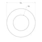 RAB GOOFRING DLED4 Goof Ring, Compatible with DLED4, White Finish