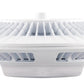 RAB GPLED52YW/D10 52W LED Garage Light, 3000K Color Temperature (Warm), Pendant Mount, Dimmable, White Finish
