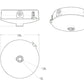 RAB GPLEDBB Backbox Ceiling Light Accessory Compatible with GPLED26, GPLED52, GPLED78, PLED52, PLED78, Bronze Finish