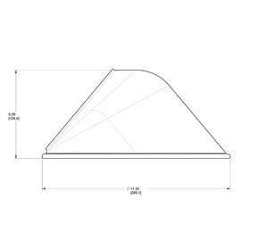 RAB GSAC11B 11" Angled Cone Shade