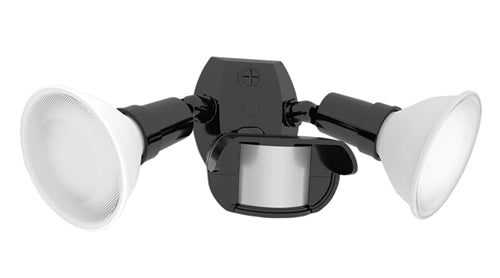 RAB GT500R/L Gotcha Motion Sensor and Two CCT-Selectable PAR38s Light Kit, Black
