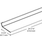 RAB GUS2-25NW/D10 25W 24" LED GUS Surface Wrap, 4000K (Cool), 2757 Lumens, 120-277V, White Finish