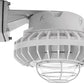 RAB HAZBLED42C-G 42W Wall Mount LED Hazardous Location Fixture, 5100K (Cool), 3316 Lumens, 70 CRI, Clear Globes, Wire Guard, Natural Finish