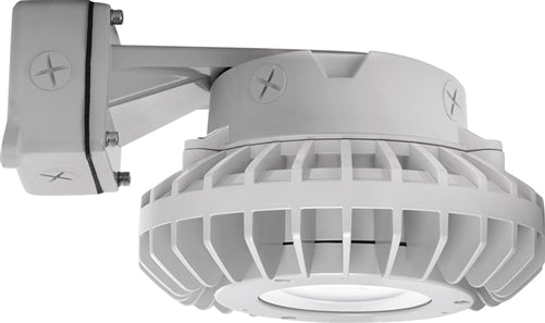RAB HAZBLED42CF 42W Wall Mount LED Hazardous Location Fixture, 5100K (Cool), 3816 Lumens, 69 CRI, Clear Lens, No Guard, Natural Finish