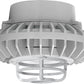 RAB HAZPLED26CF-DG 26W Pendant Mount LED Hazardous Location Fixture, 5100K (Cool), 2881 Lumens, 69 CRI, Clear Lens, Die Cast Guard, Natural Finish