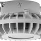 RAB HAZXLED26FF 26W Ceiling Mount LED Hazardous Location Fixture, 5100K (Cool), 2249 Lumen, 69 CRI, Frosted Lens, No Guard,  DLC Listed, Natural Finish