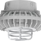 RAB HAZXLED42CF-DG 42W Ceiling Mount LED Hazardous Location Fixture, 5100K (Cool), 3816 Lumen, 69 CRI, Clear Lens, Die Cast Guard,  DLC Listed, Natural Finish